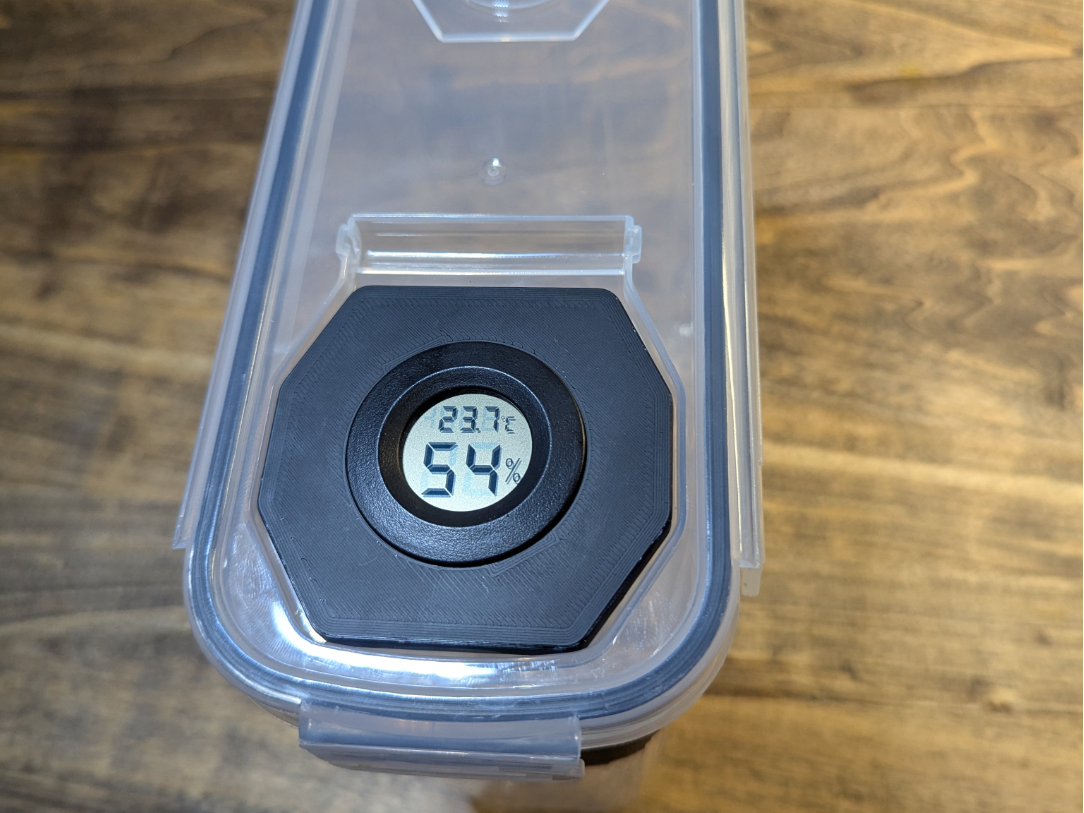 Hygrometer Adapter für Aufbewahrungsbox Trockenbox