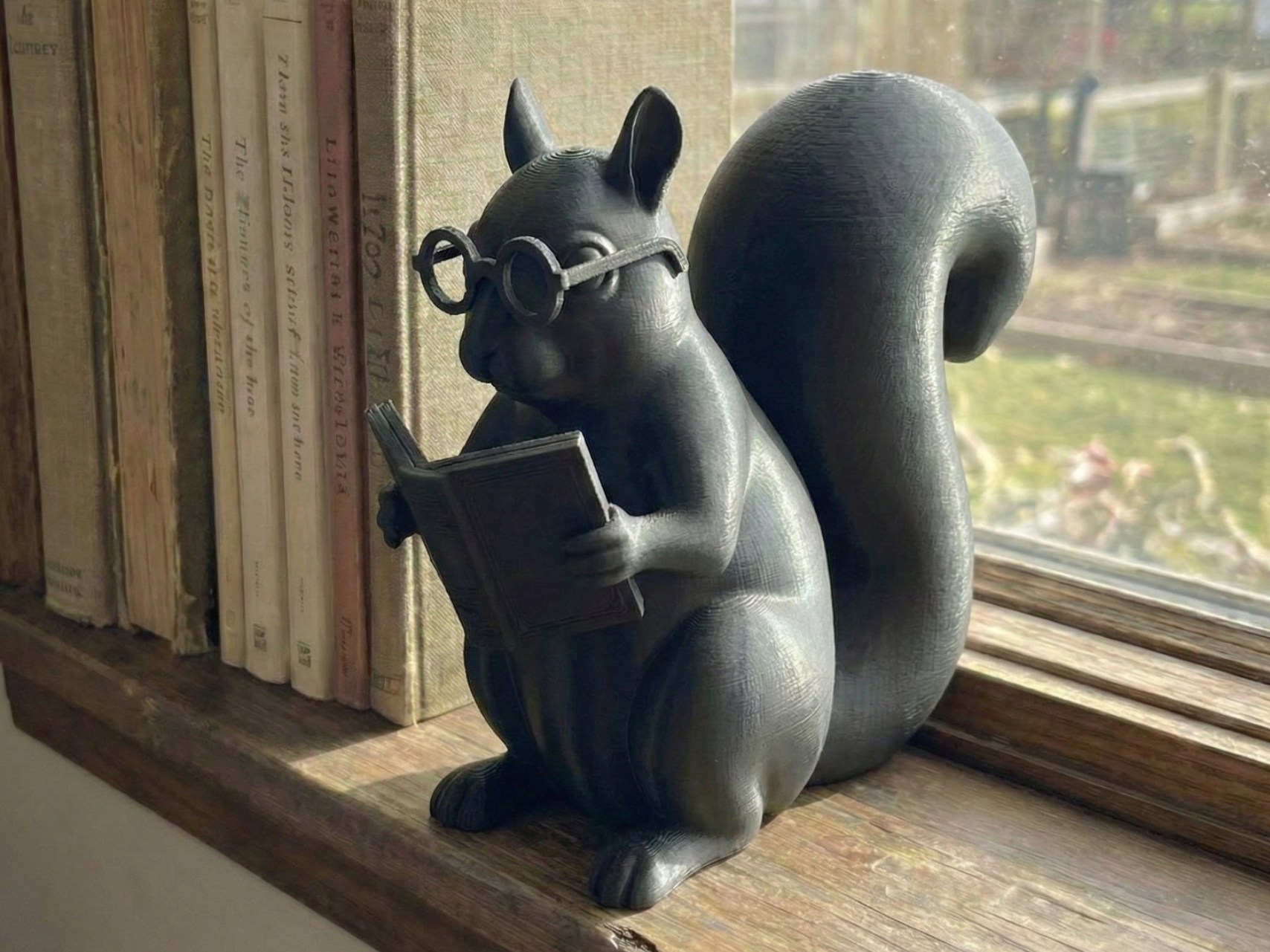 Reading Squirrel - "Quiet Readers" Collection