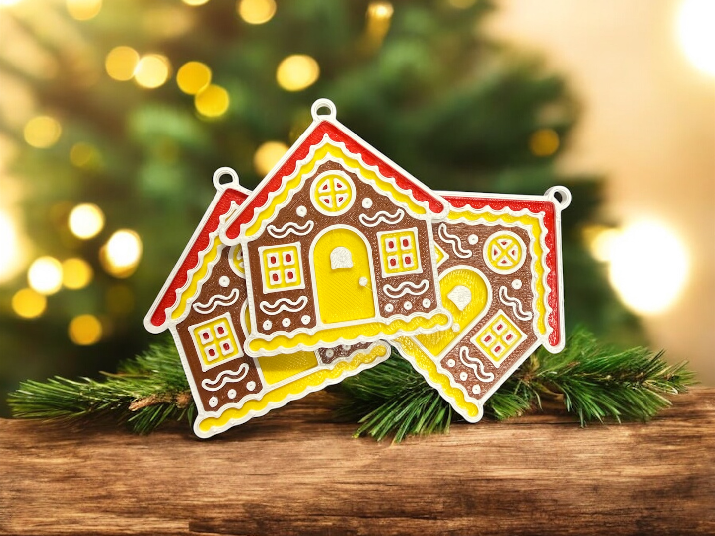 Pack of Christmas ornaments