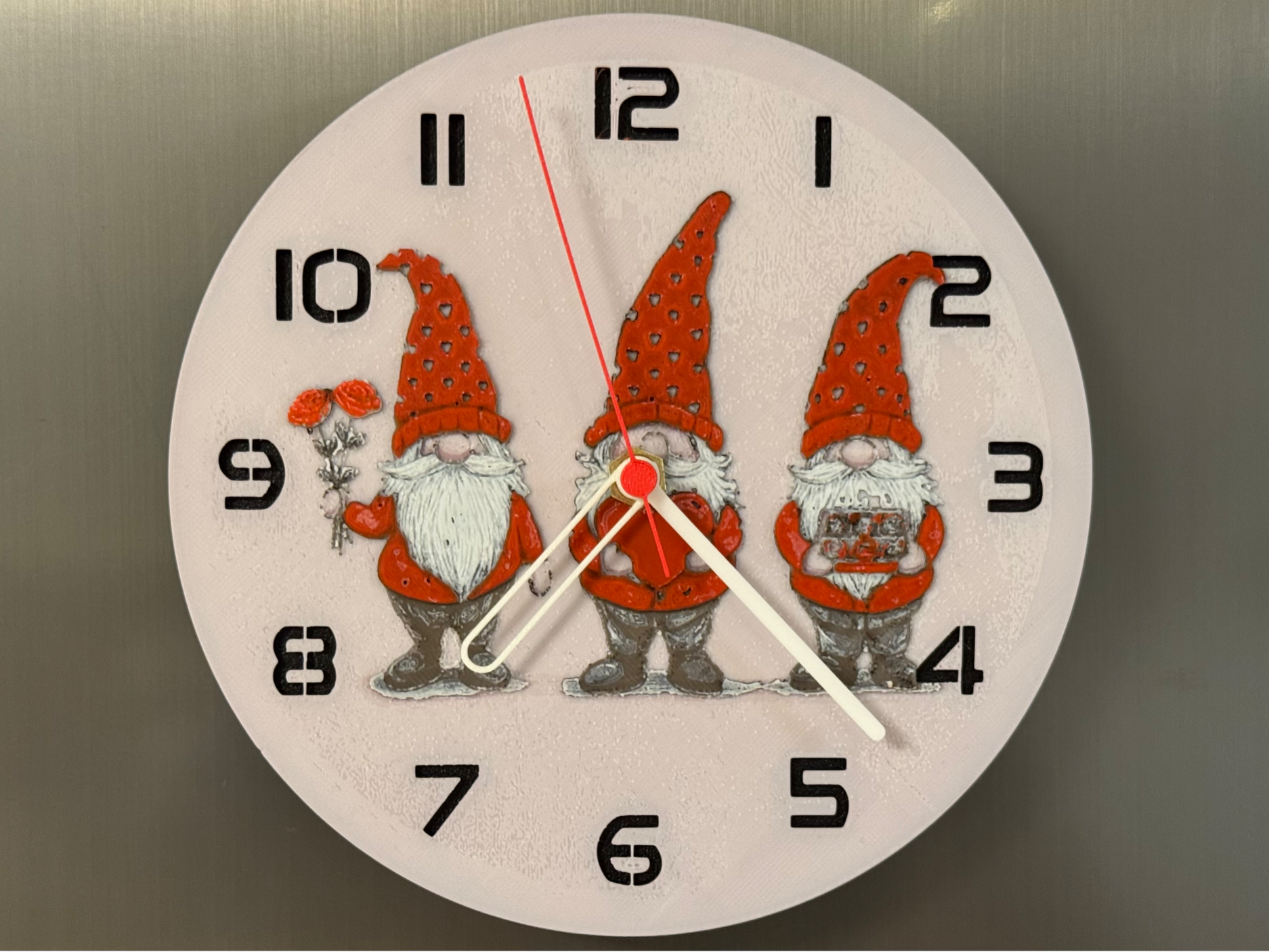 wall / desk clock Valentine Imps