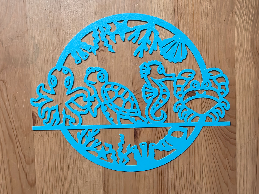 sea animal wall art