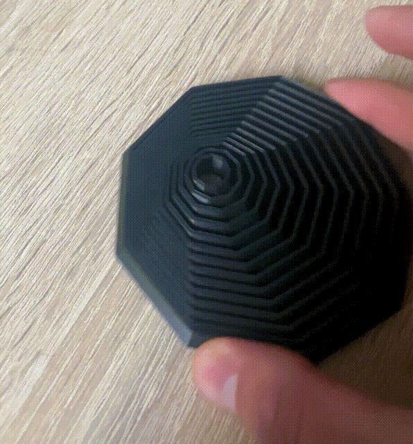 Fidget Nonagon fidget toy - 9 sided polygon