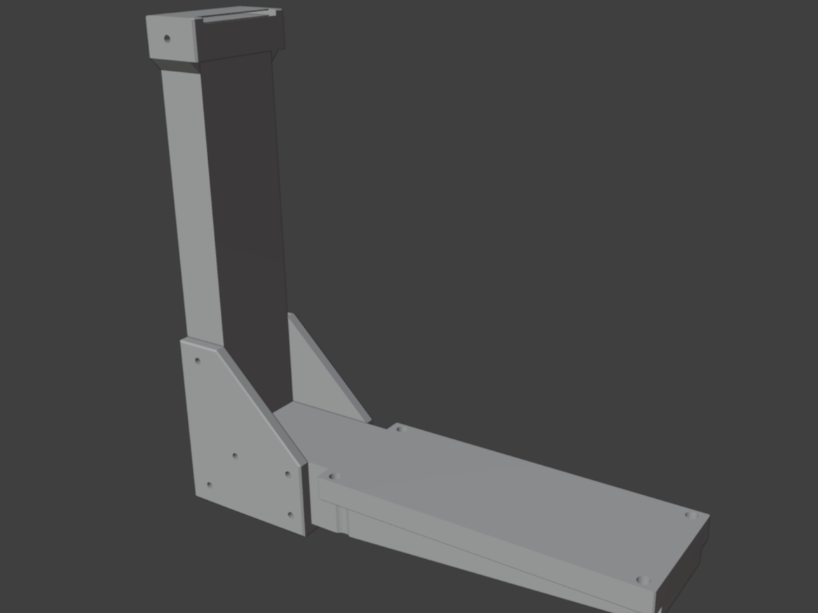 T16000M flight stick stand