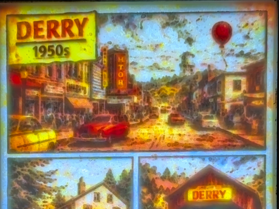 IT! Derry 1950's Poster lit