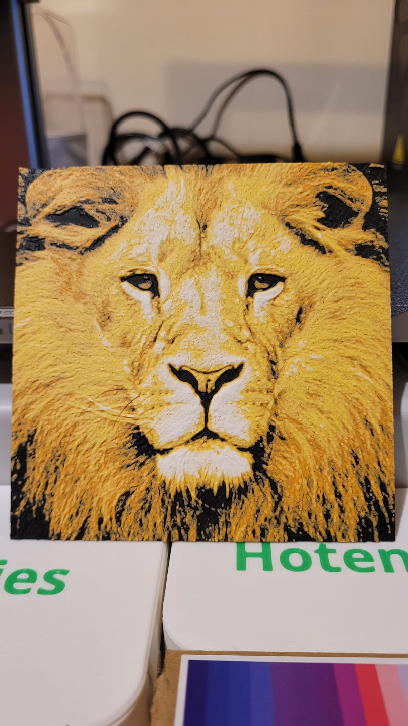 HueForge Lion
