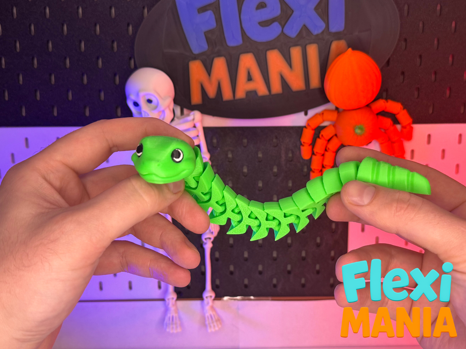Flexi Snake  | Print-in-Place Articulated Snake