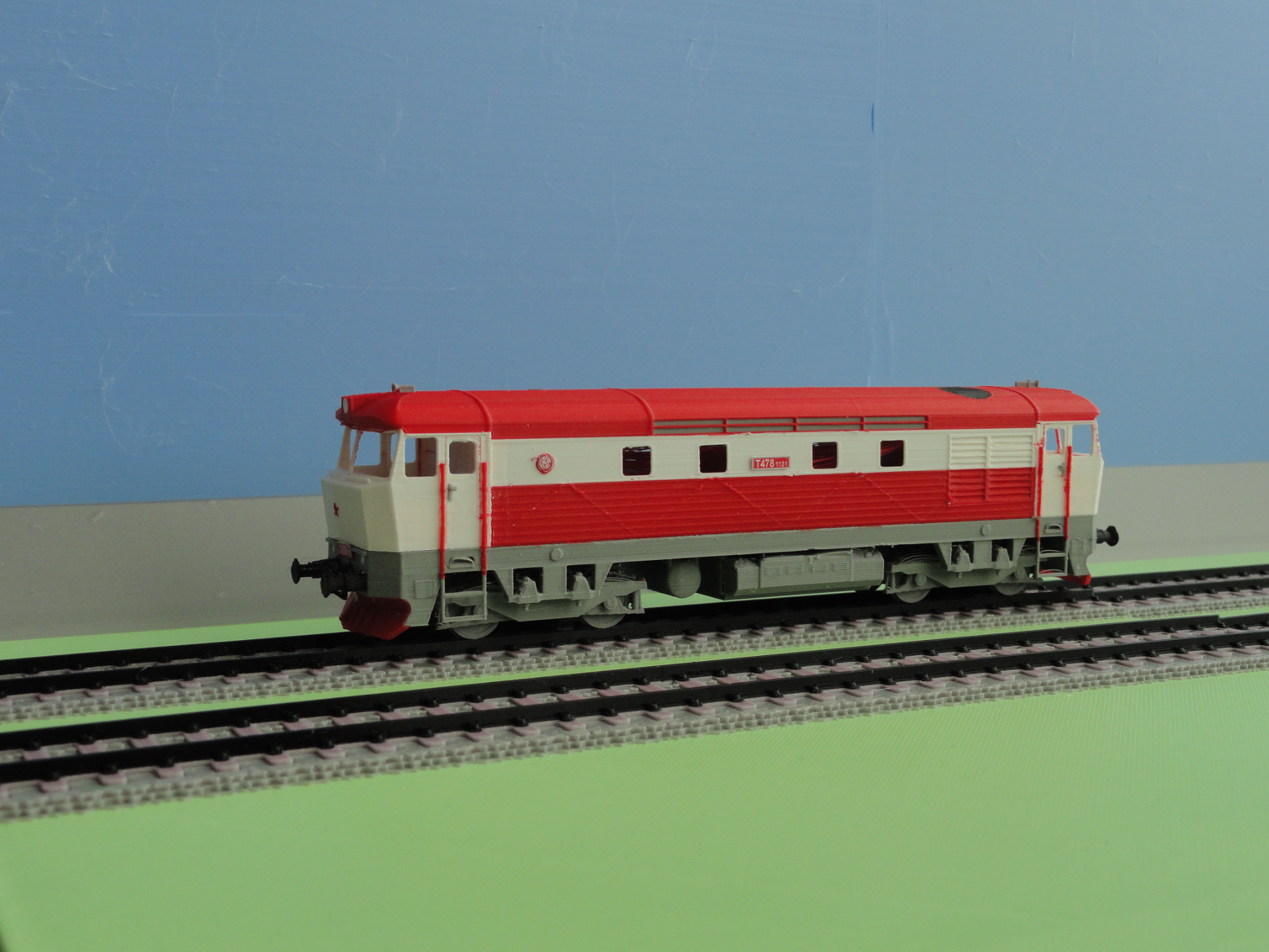 Diesel Locomotive T478.1 ČSD (Bardotka) H0