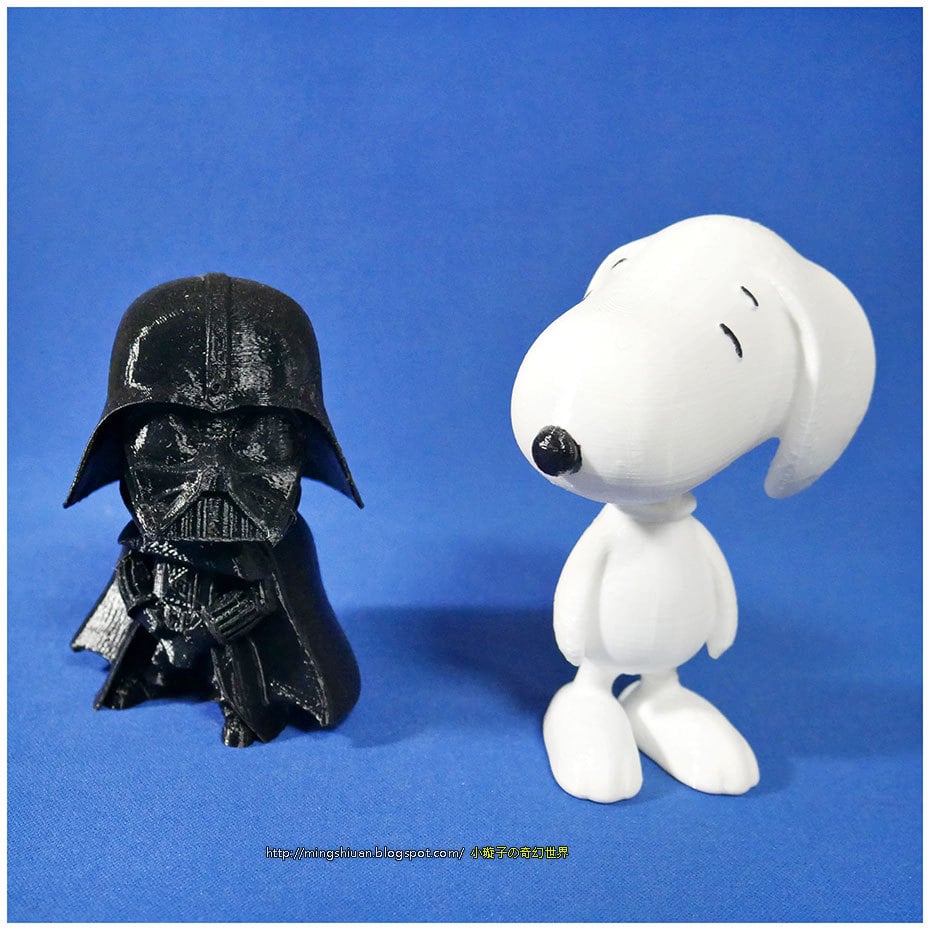 Rotatable and interchangeable heads-Star Wars - Darth Vader & Snoopy