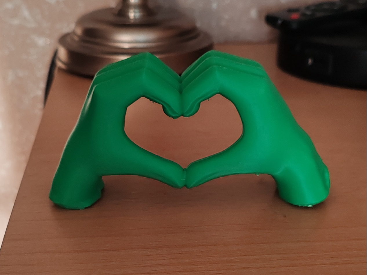 Hands with heart