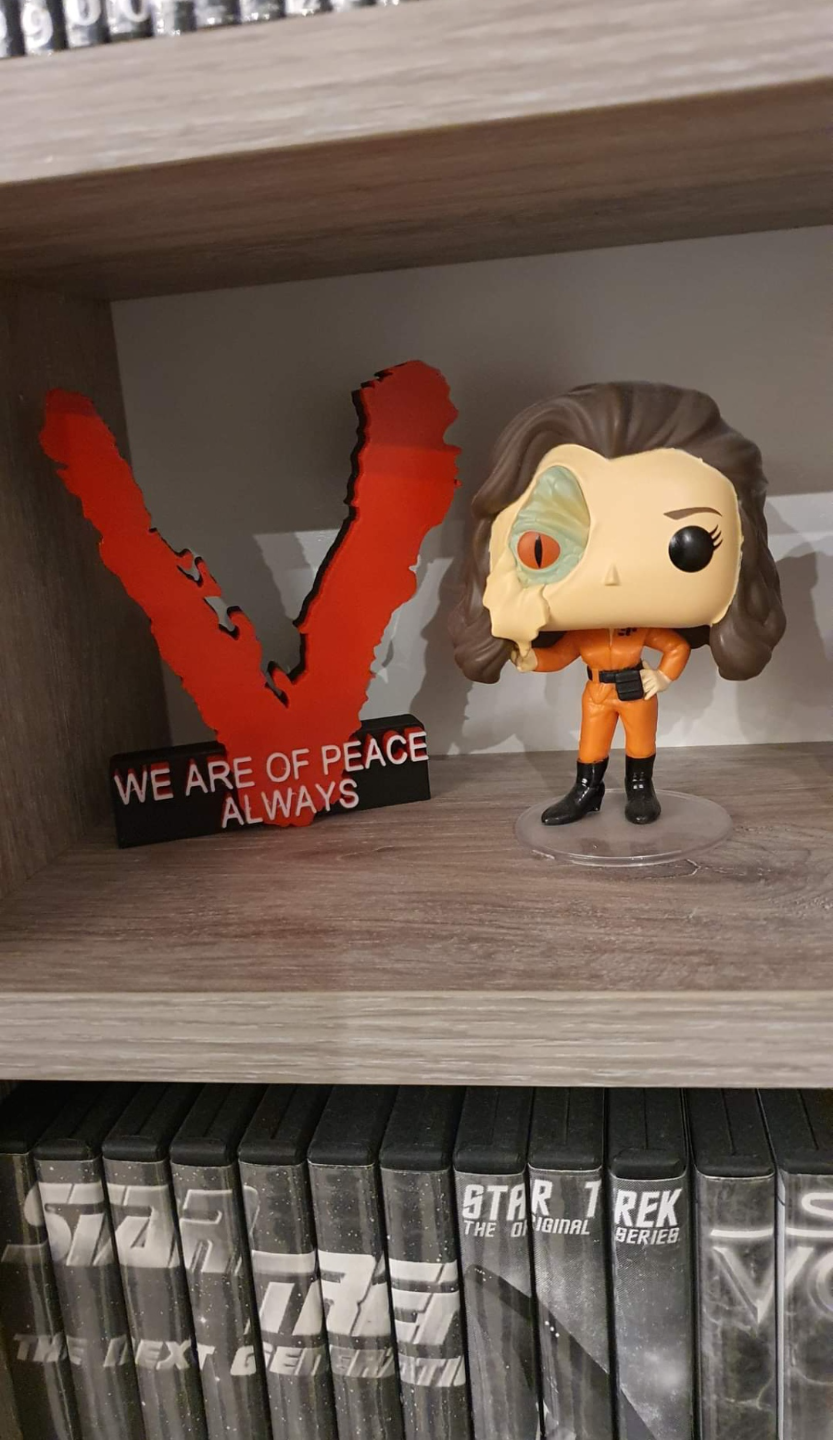 V WE ARE OF PEACE ALWAYS VISITOR LOGO FUNKO POP
