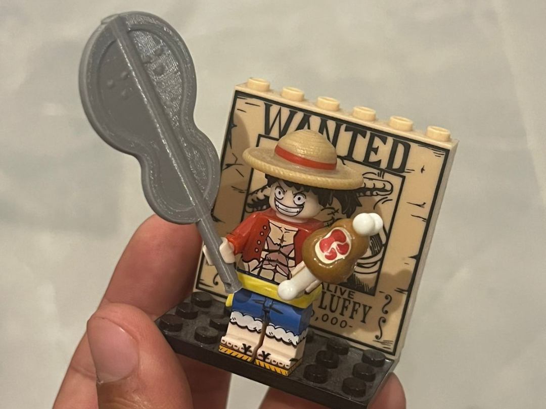 MADARAS GUNBAI NARUTO WEAPON/FAN FOR LEGOS MINIFIG