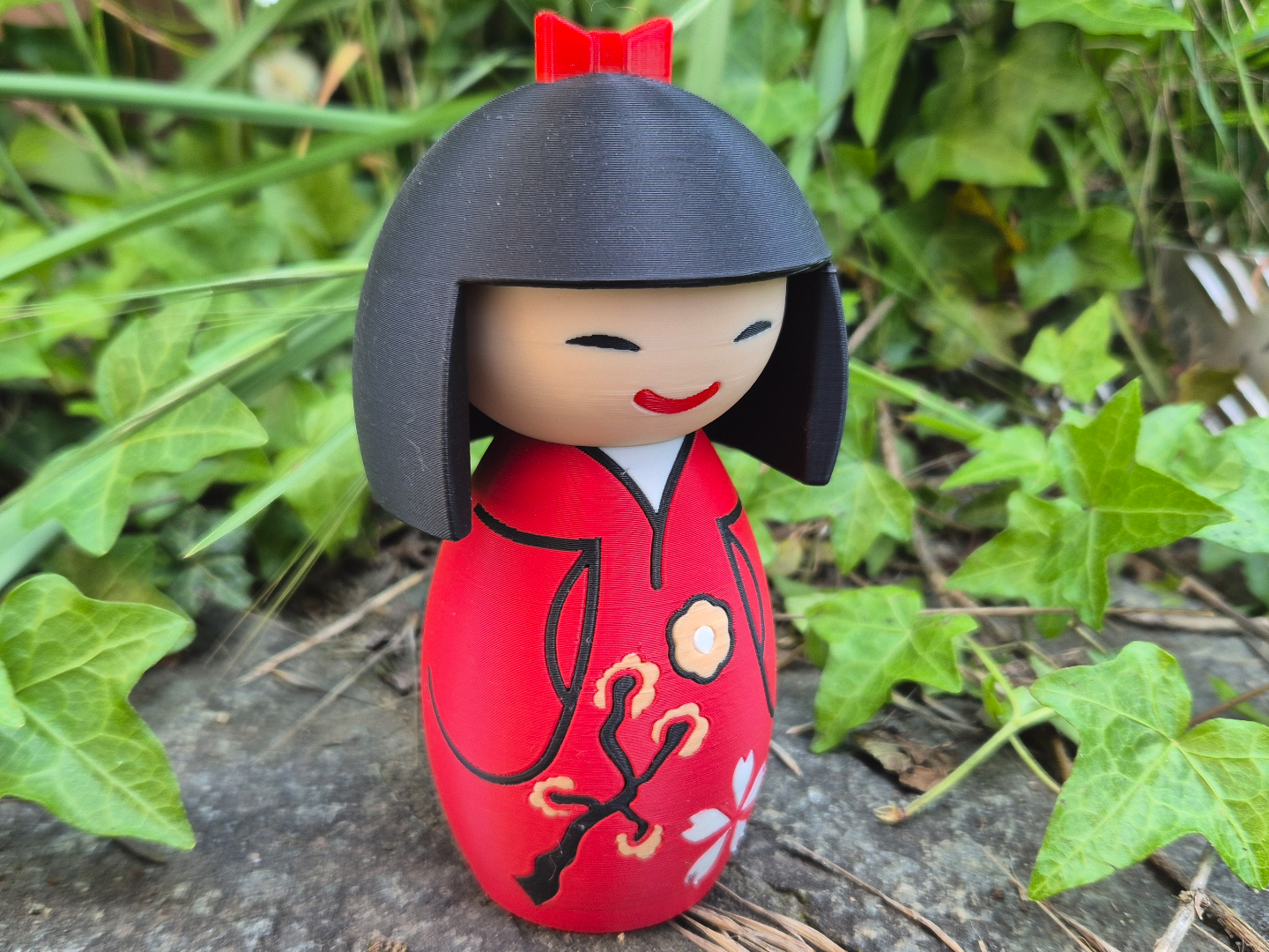 Kokeshi Statue Multimaterial Version