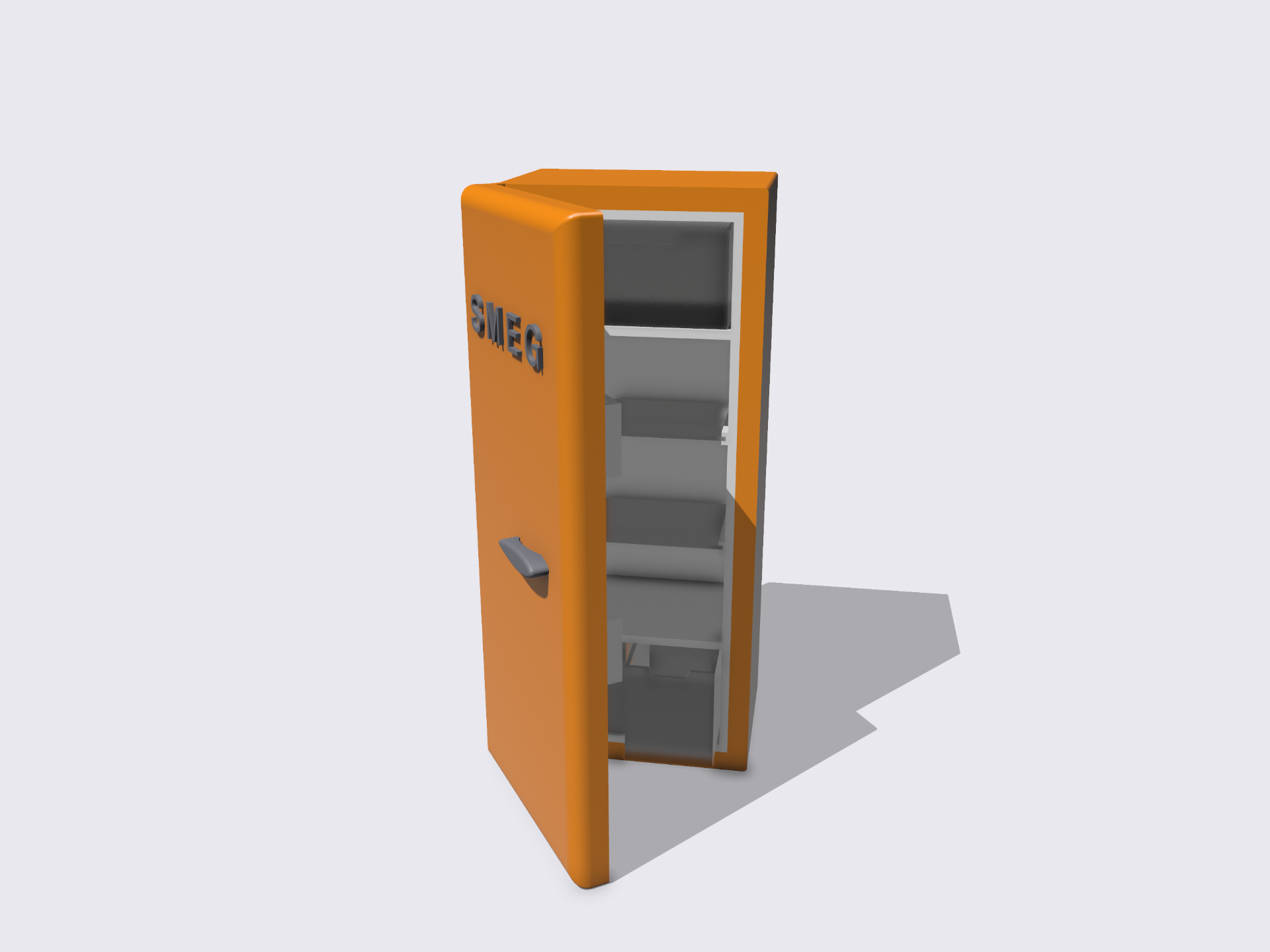 Miniature SMEG fridge for doll house