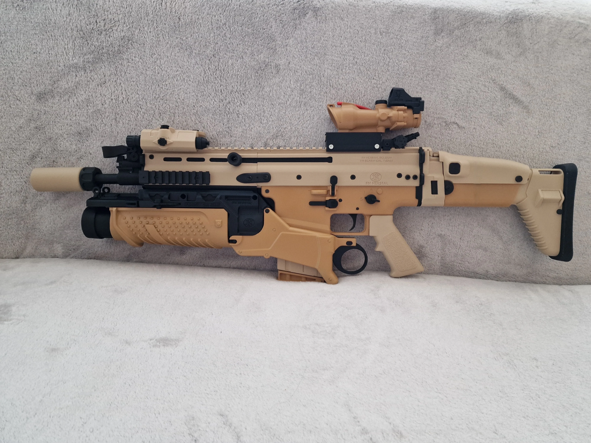 FN SCAR-H MK17 Toy Rifle Stock
