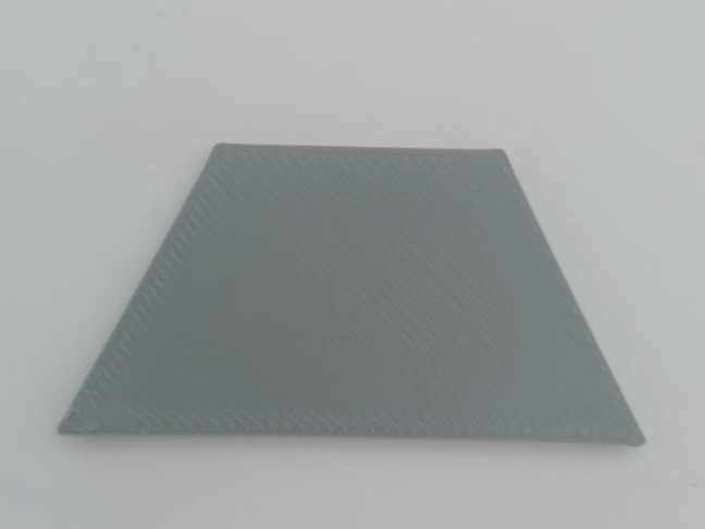 Flat 2D trapezium shape