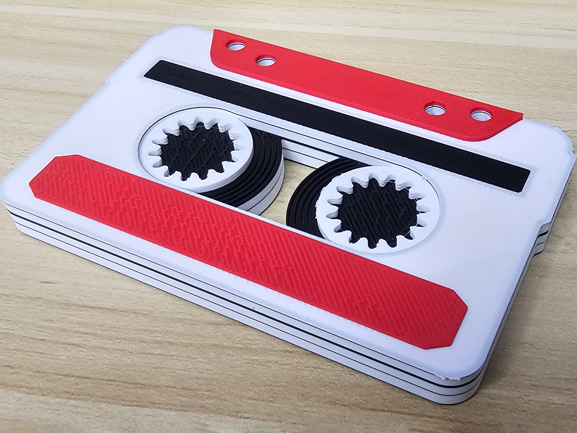 Retro Cassette with Dual NFC Tags