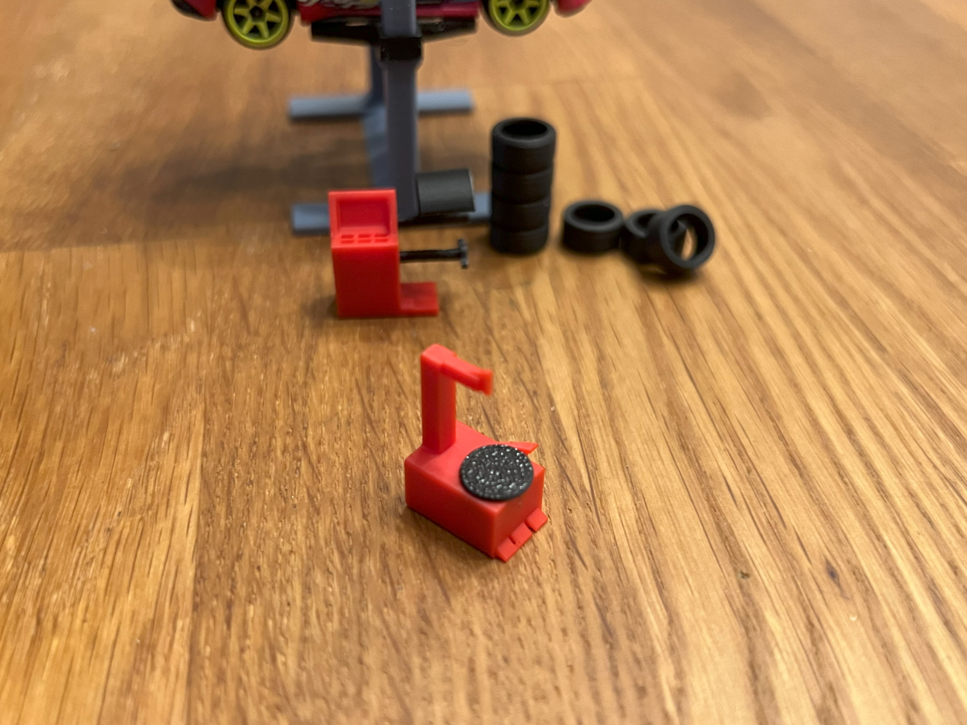 tire changer 1/64 scale car diorama garage
