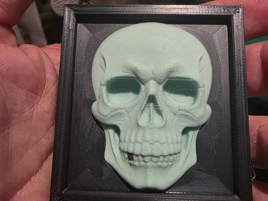 Skull Relief Art