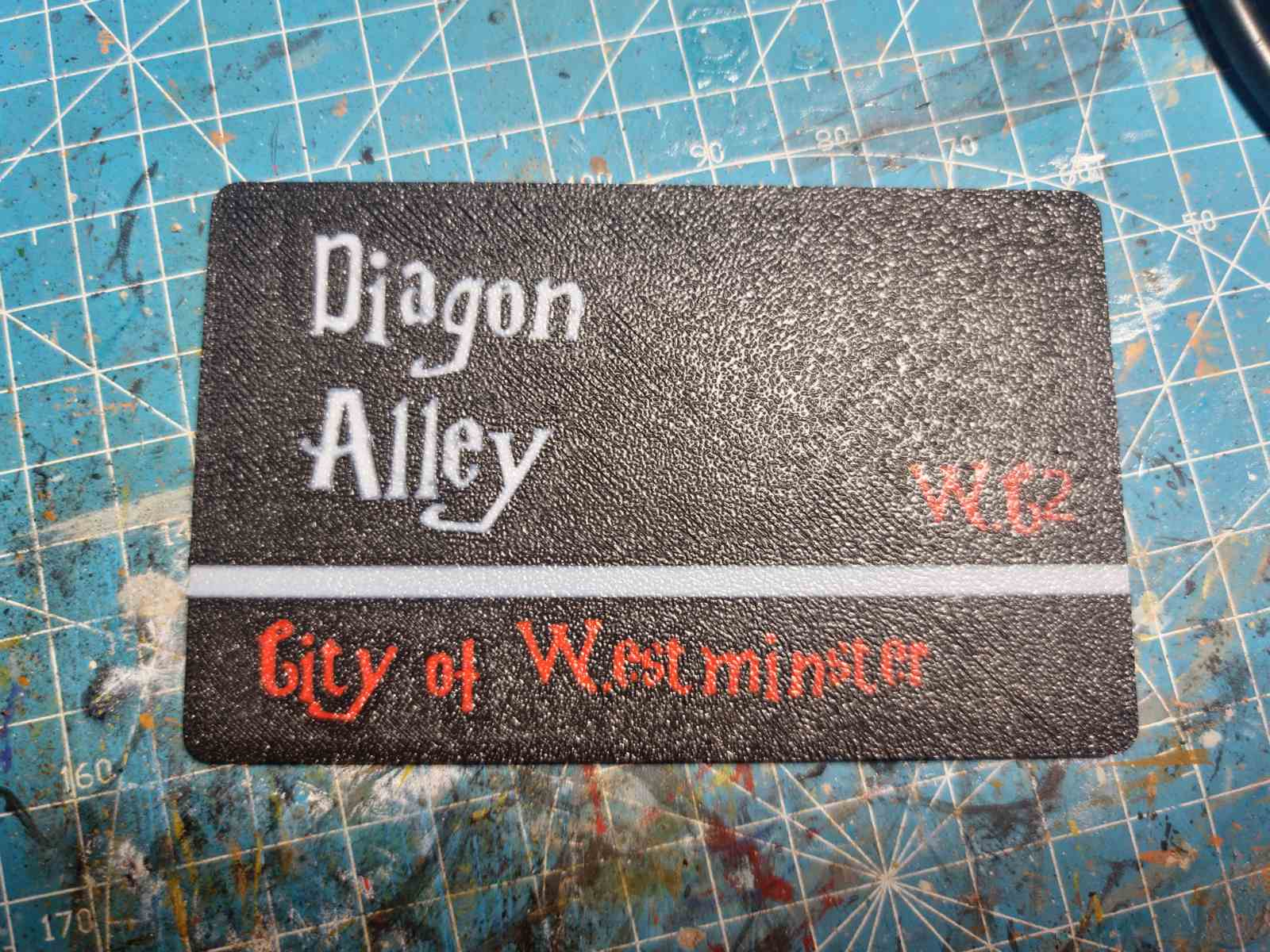 Harry Potter Diagon Alley MC street sign