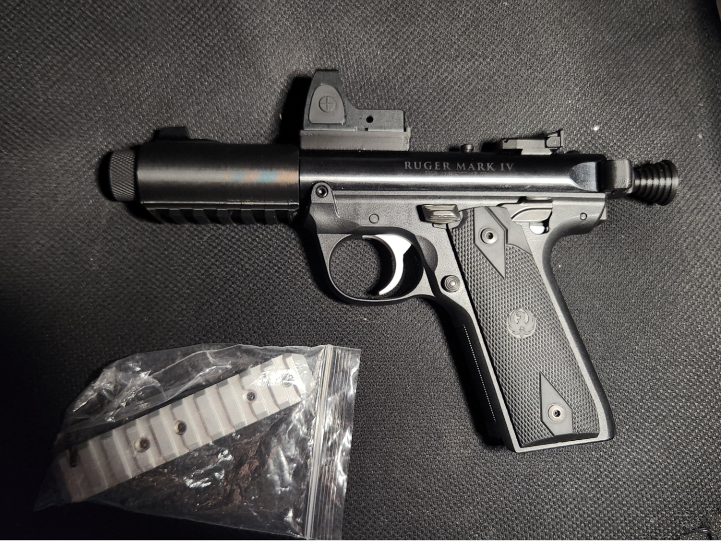MKIV 22/45 Picatinny Rail W/ Front Sight Mount