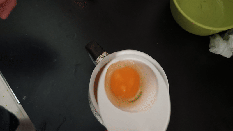 Egg Yolk Separator, mountable