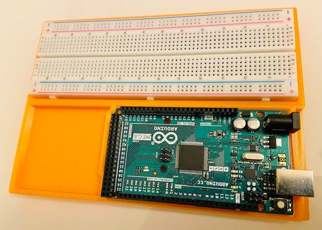 Arduino Mega Breadboard Holder