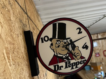 Dr Pepper clock