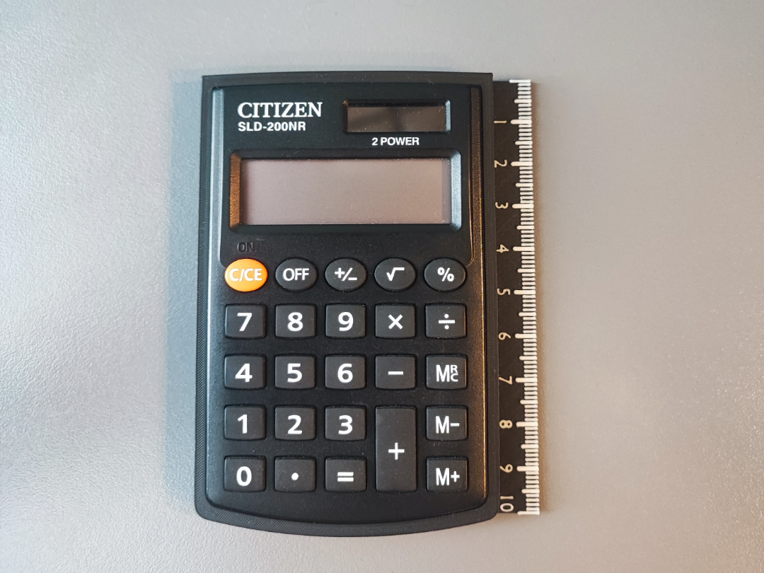 Citizen calculator modification