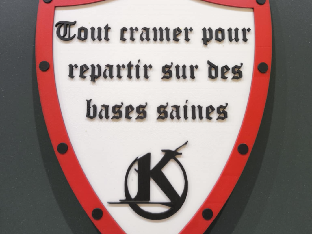 Bouclier Citation Phrase Culte Kaamelott. Léodagan