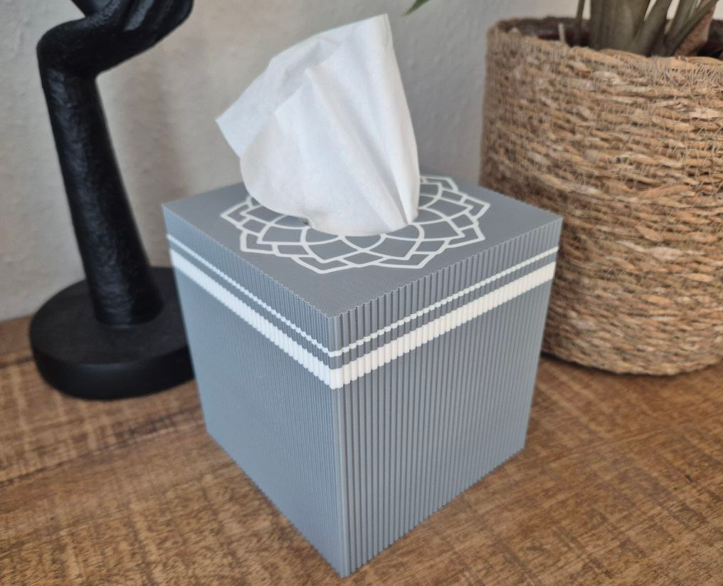 Kosmetiktuch/Taschentuch-Box viereckig skallierbar