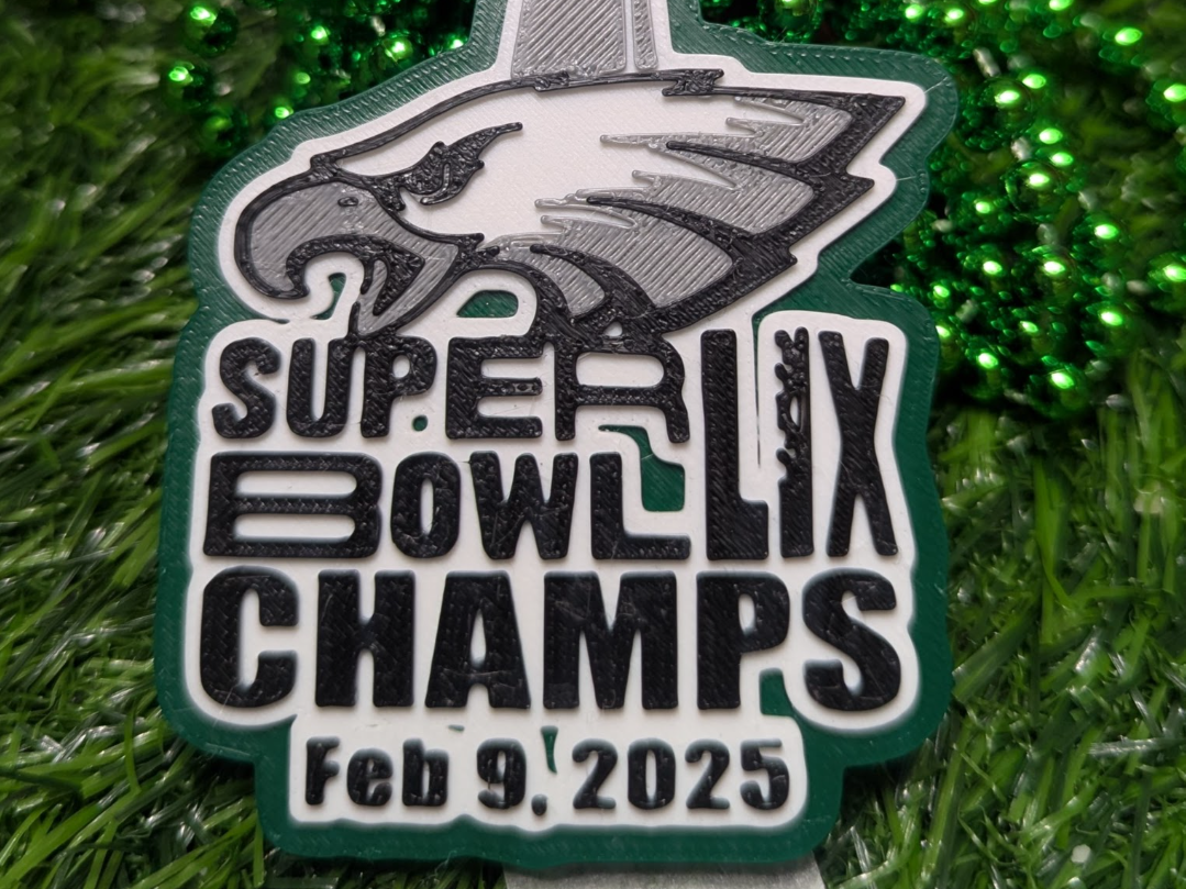 Eagles Superbowl 59 Champs Medallion