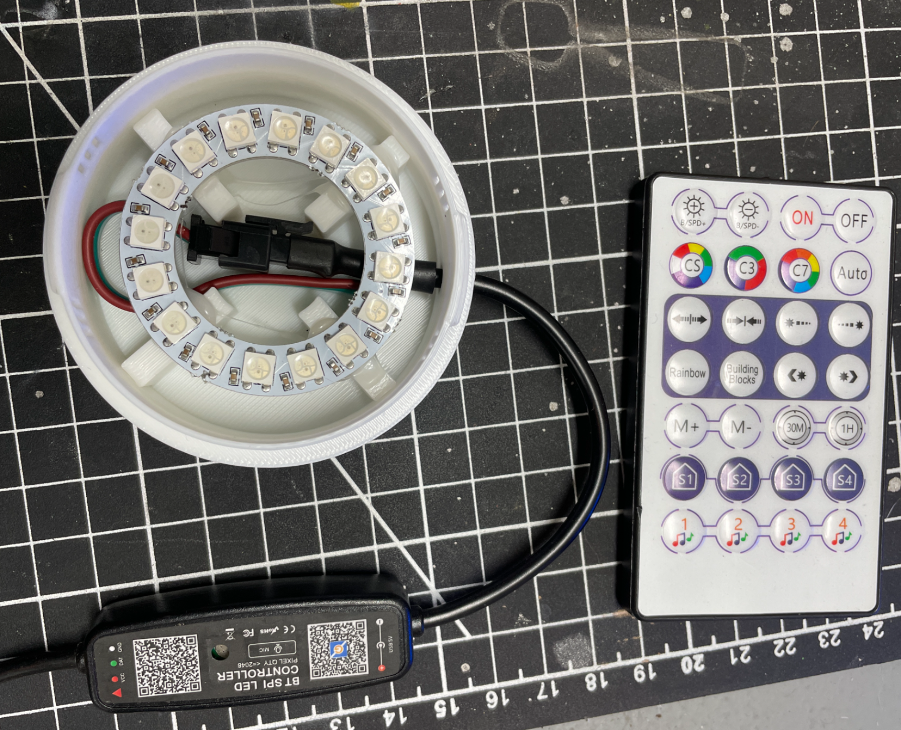 LED Lamp Kit 001 - DIY LED Ring Base