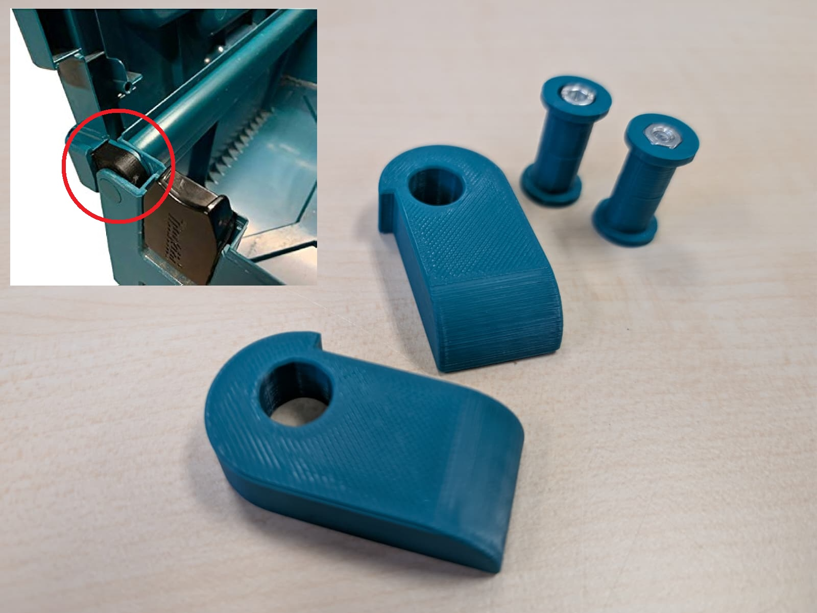 Makita MAKPAC Reperatur-Satz Scharnier