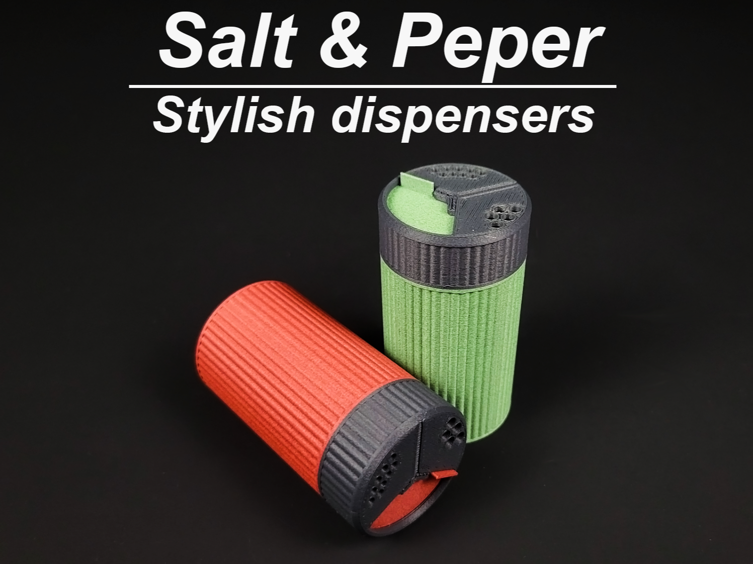 Salt and peper dispenser box