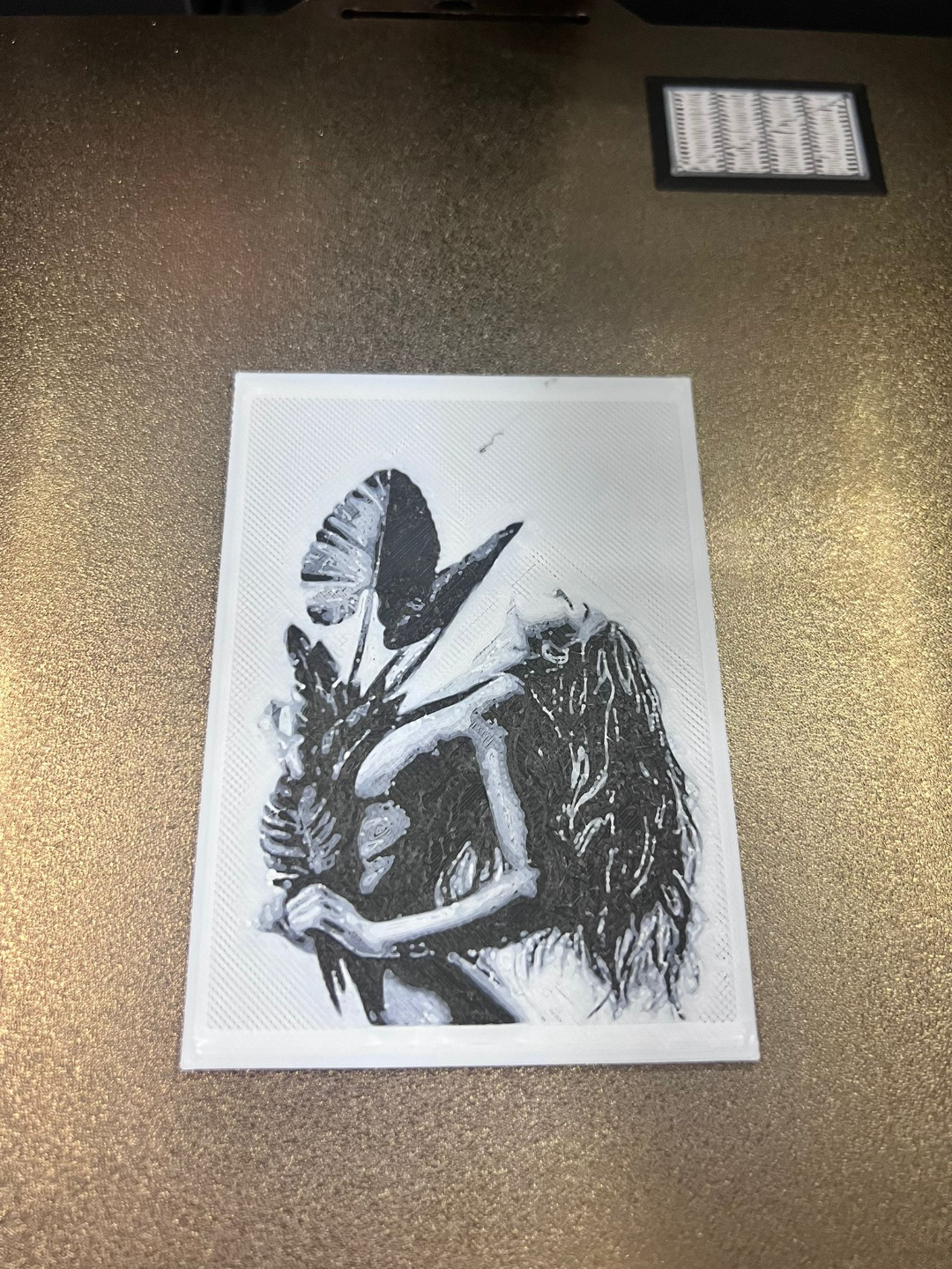 woman in nature hueforge