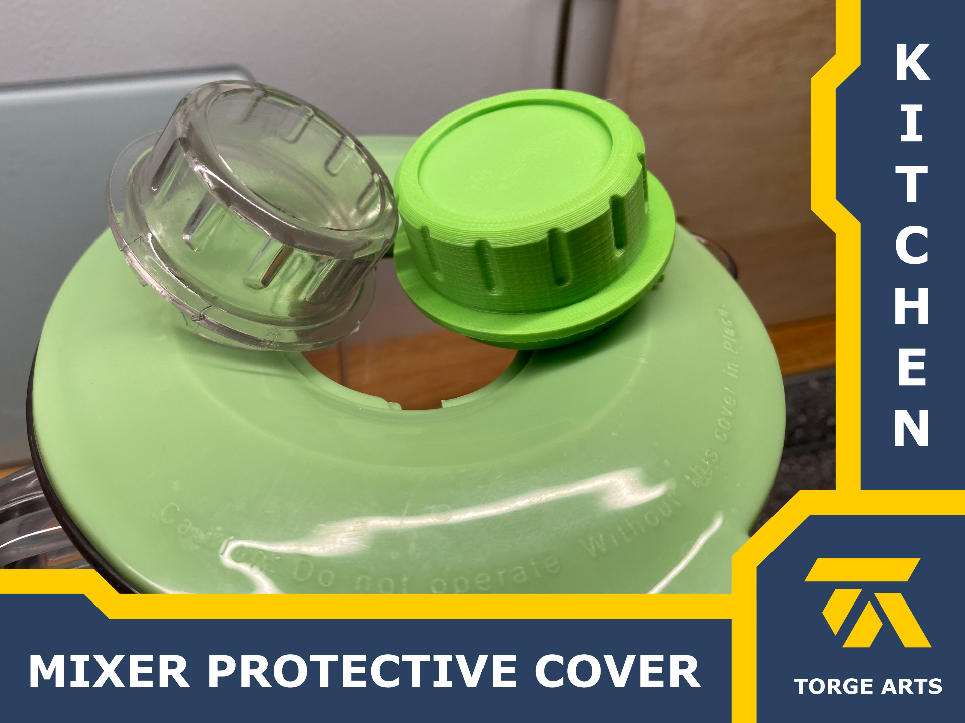 Protective cover of the upper lid of the mixer