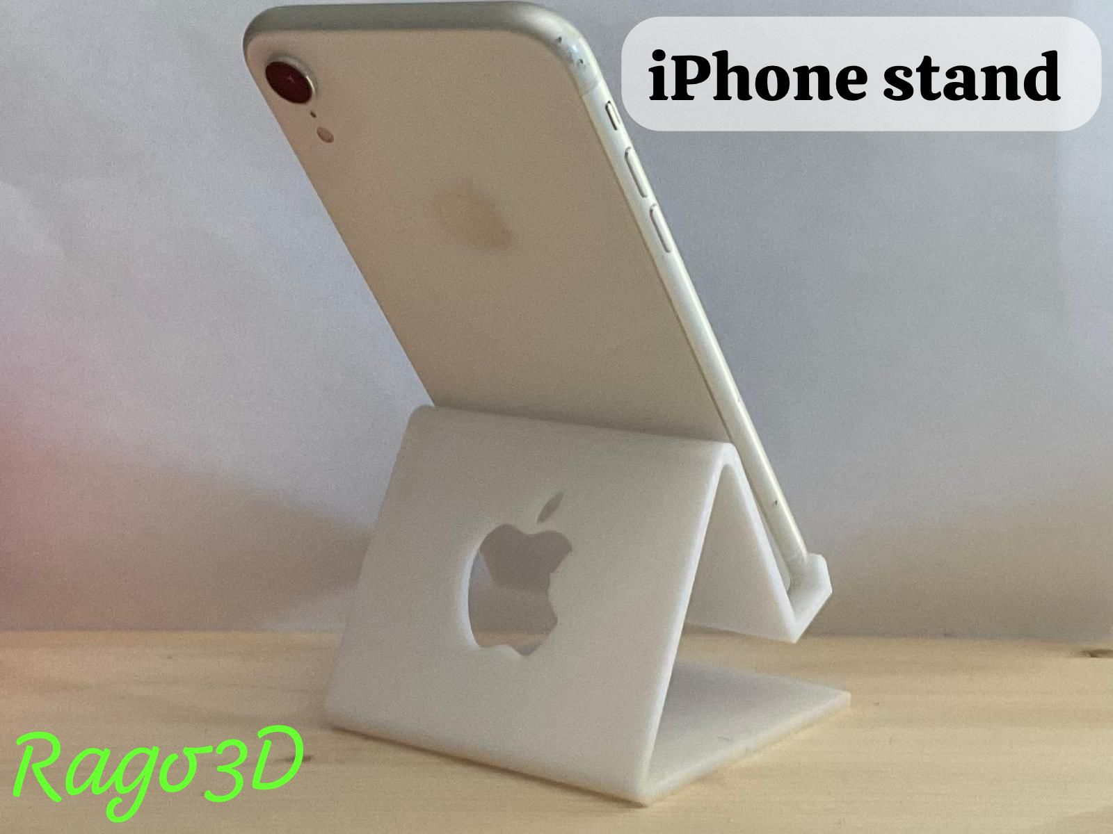 iphone stand with logo