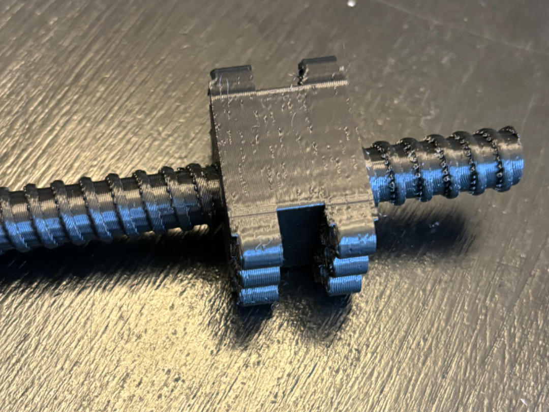Brick worm gears for a 3d-printer