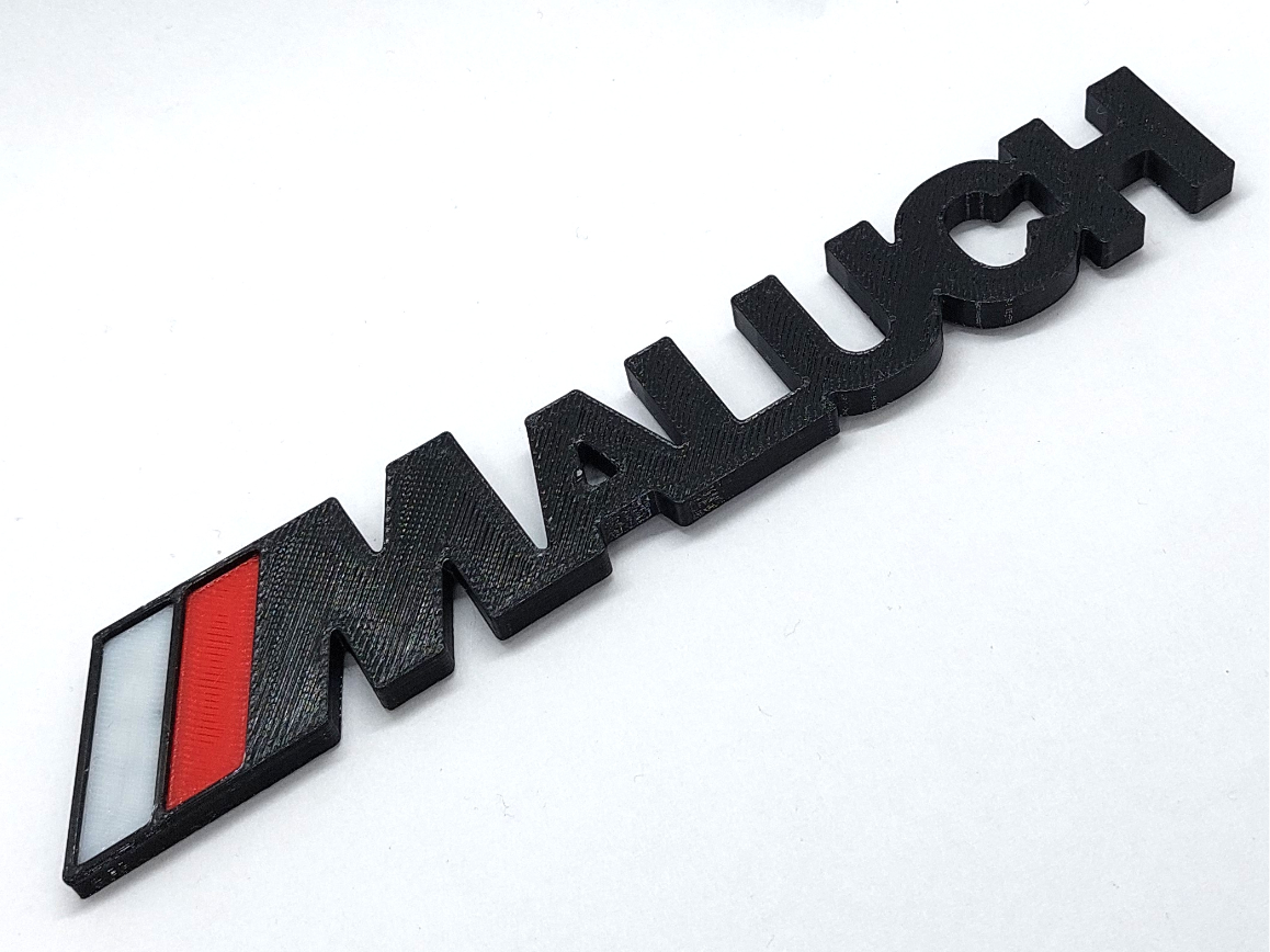 Emblem // Maluch / Fiat 126p with polish flag