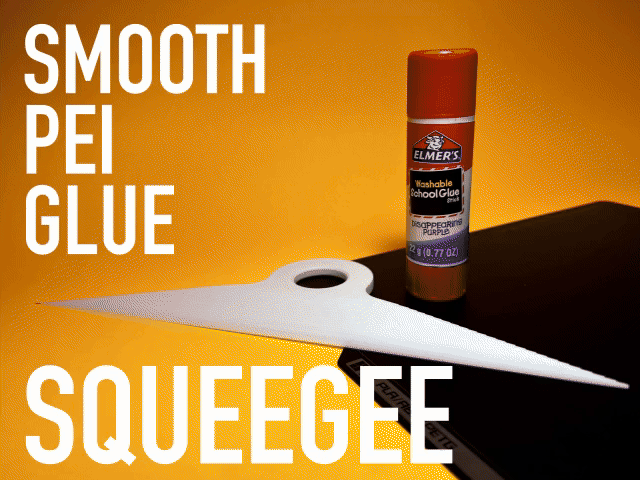 Bambu Smooth PEI Glue Squeegee