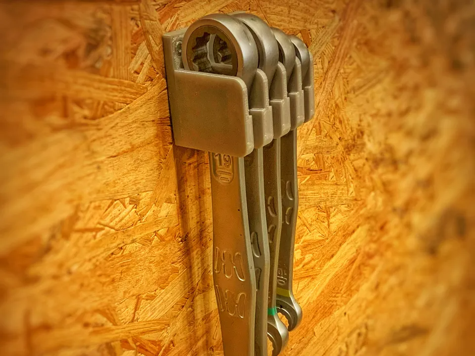 Wera Joker 4 wrench set wall / IKEA Skadis holder