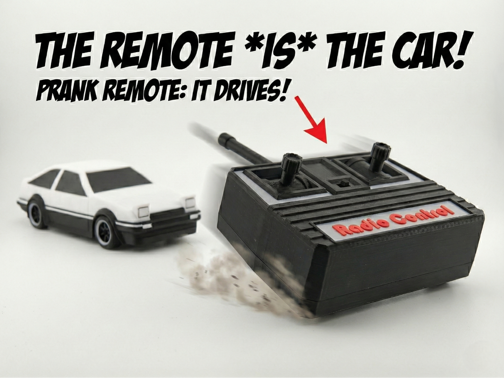 The Reverse RC: The Remote That Drives! CyberBrick