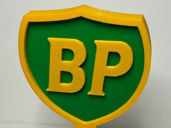 BP oil company display