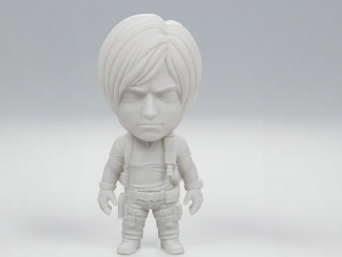 Leon Resident Evil Bust 3D Print Model 301