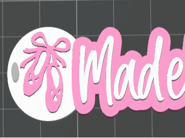 Madeline Ballet Keychain