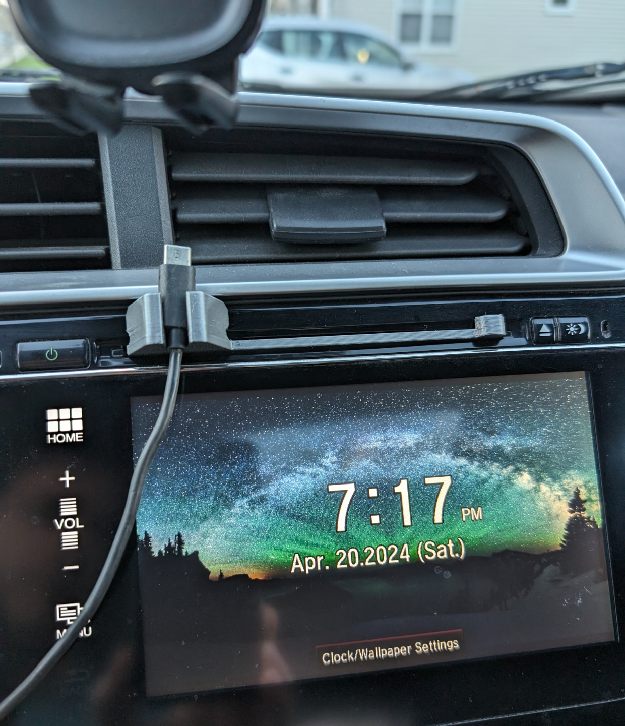 USB Holder for CD Slot
