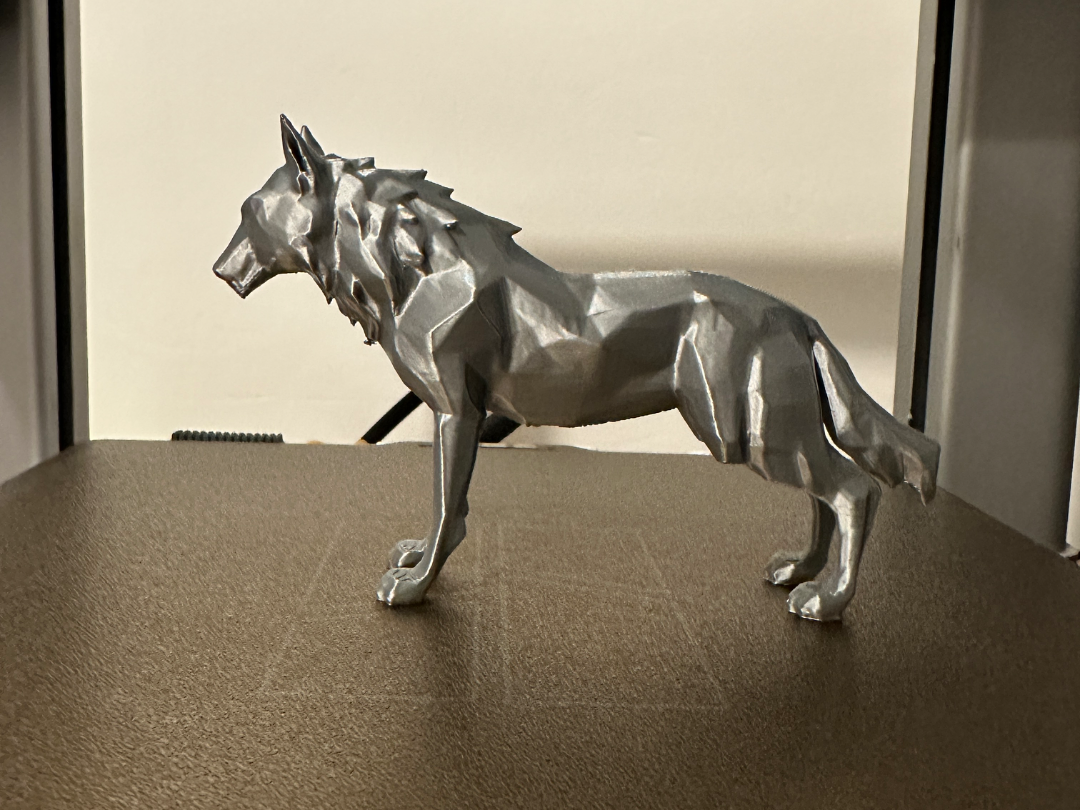 Wolf statue