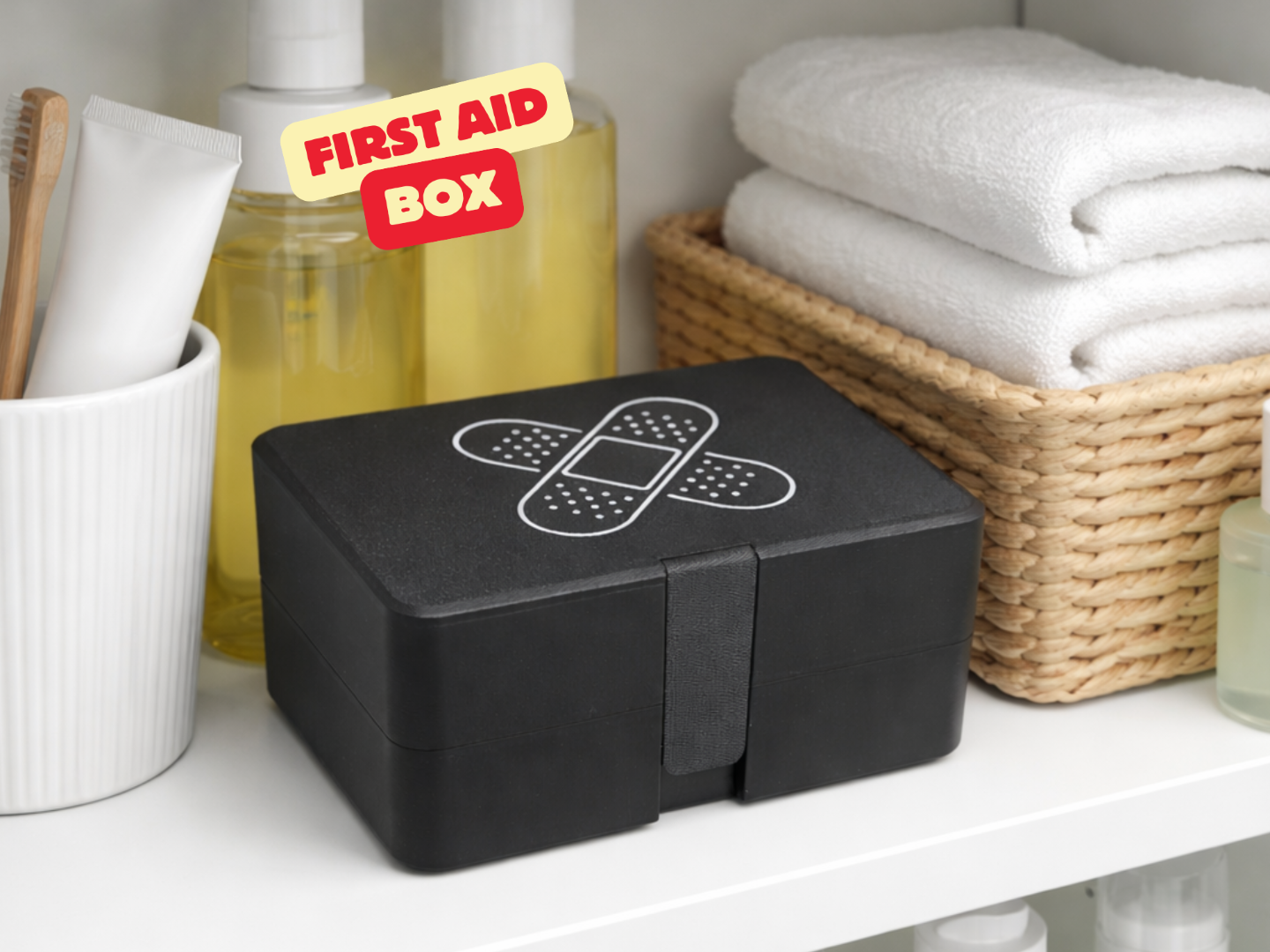 BAND AID BOX / PATCHES BOX / FIRST AID BOX