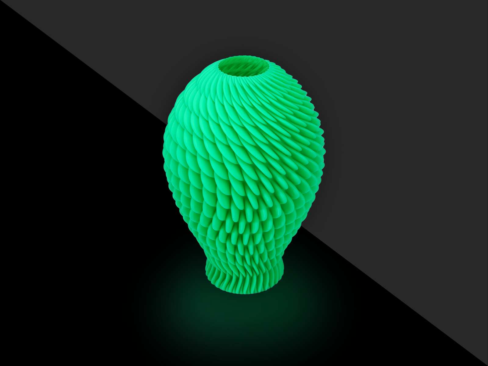 Salmon Vase [Spiral Vase mode]