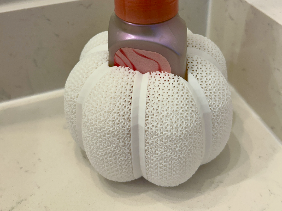 Soft Fall Aesthetic | Gyroid Pumpkin Soap Sleeve